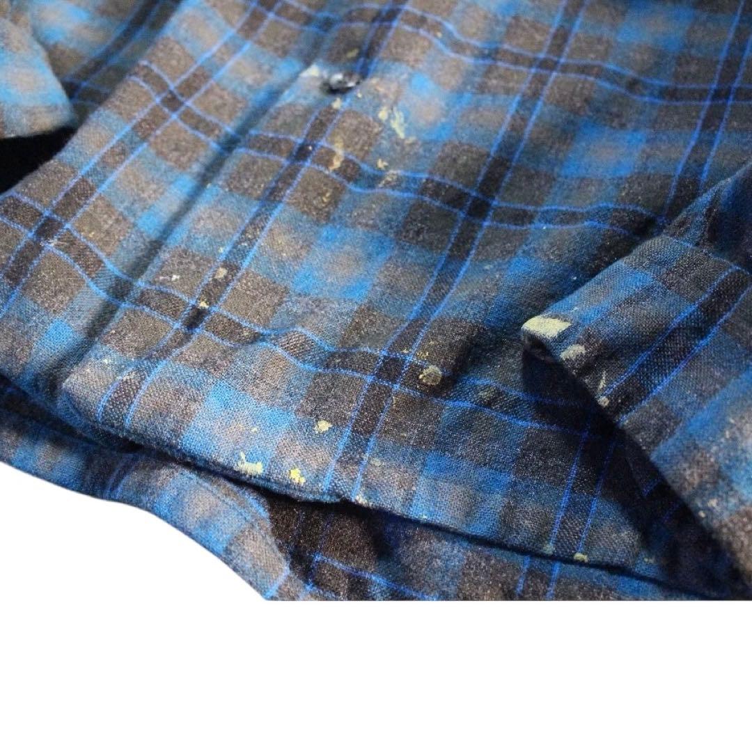 50's PENDLETON ペンドルトン ボードシャツ オンブレ ボロ 襤褸