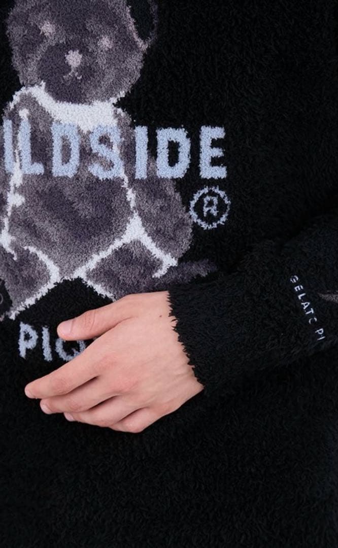 【限定】ジェラードピケ　ヨウジヤマモト　ジェラートベアジャガードプルオーバー　黒