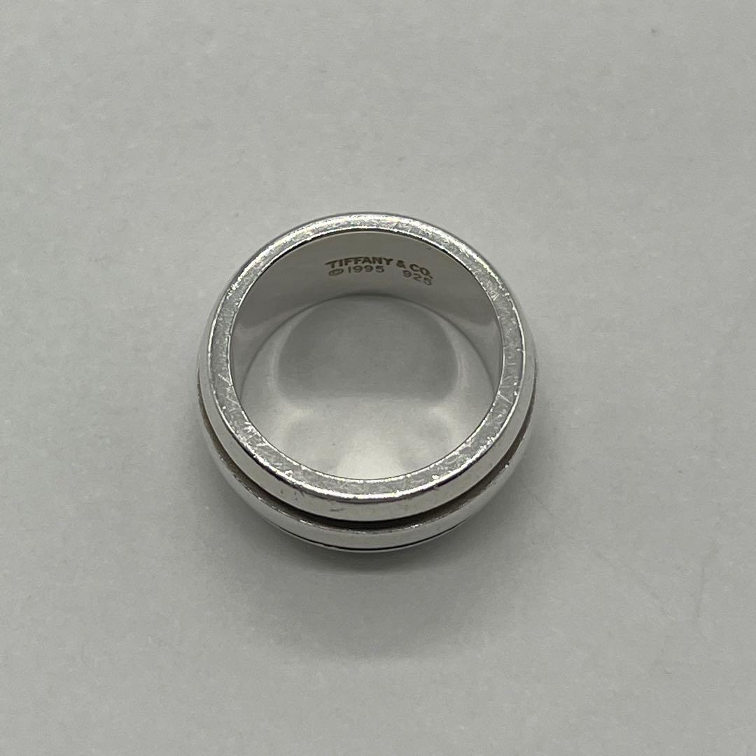 ティファニー TIFFANY グルーブドリング ダブルライン 10号 SV925