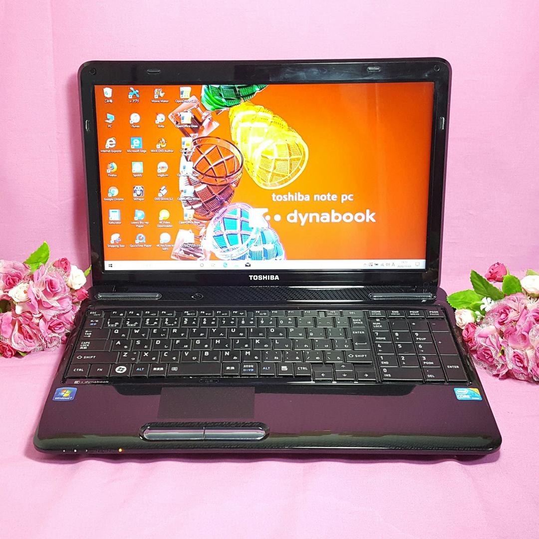 WINDOWS10✧東芝✧ダイナブック✧大容量320G✧高速メモリ4G✧HDMI