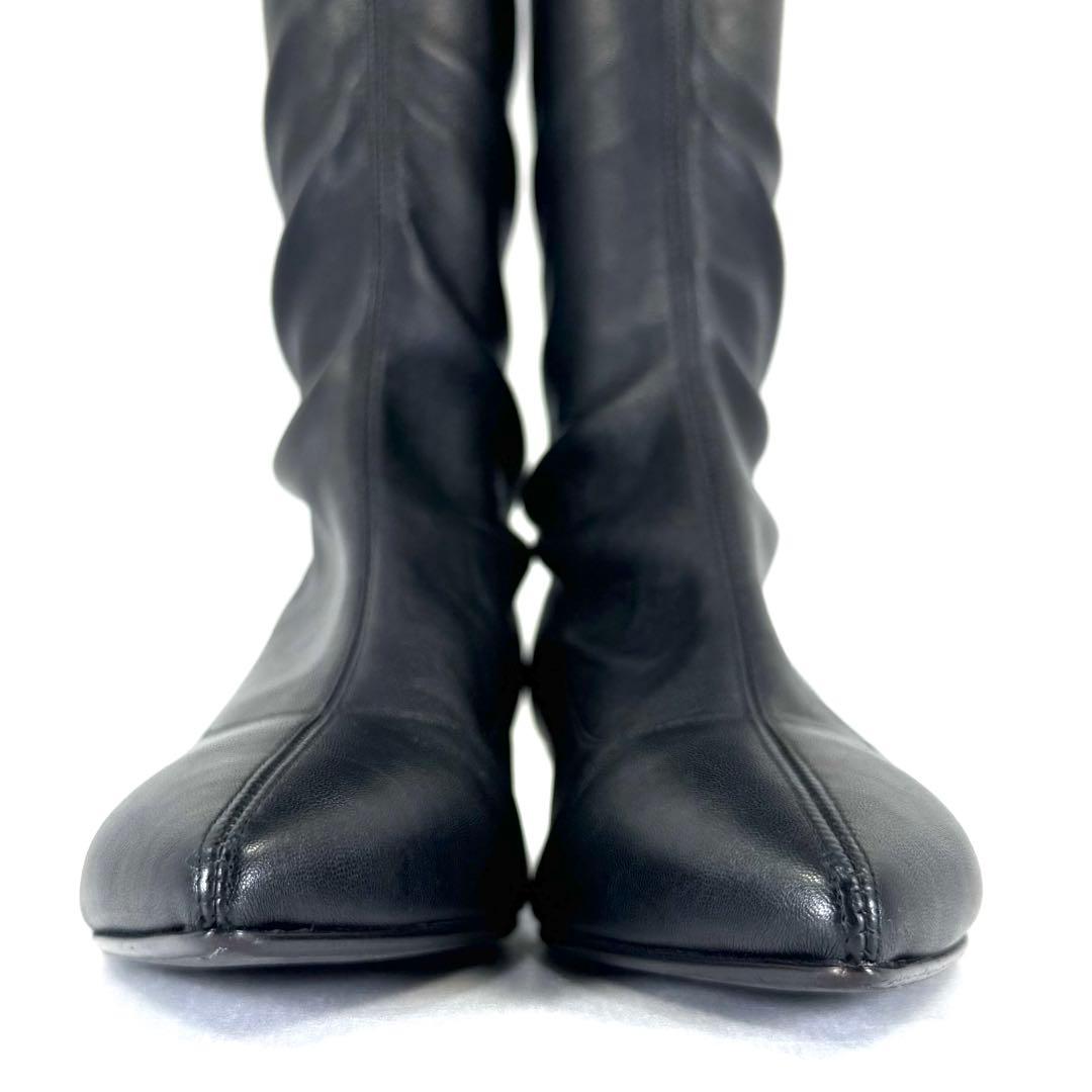 【FABIO RUSCONI】 ニーハイブーツ （24cm） ストレッチ素材