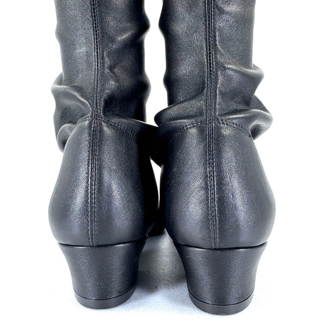 【FABIO RUSCONI】 ニーハイブーツ （24cm） ストレッチ素材