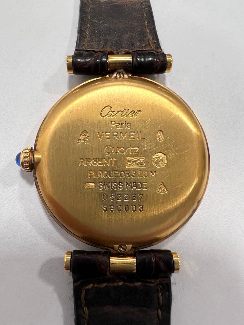 ＊　Cartier マストヴァンドーム　925刻印有　時計　稼働品