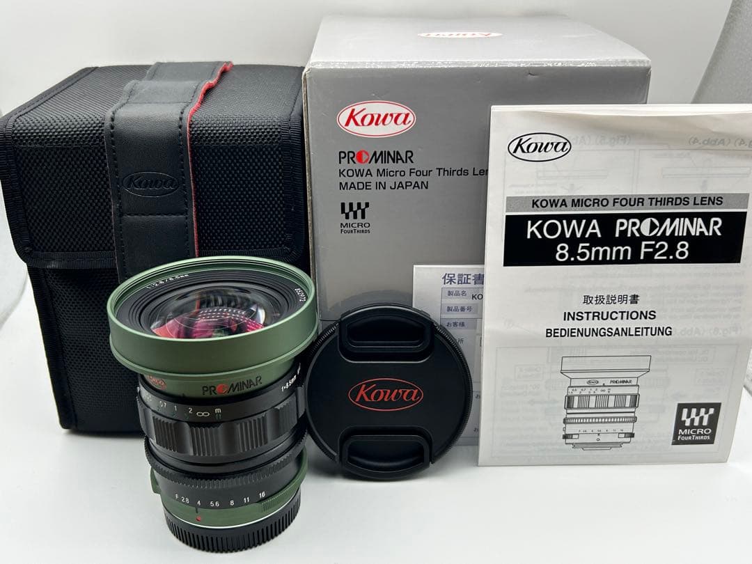 美品 Kowa Prominar 8.5mm f2.8 カメラ レンズ 箱付き