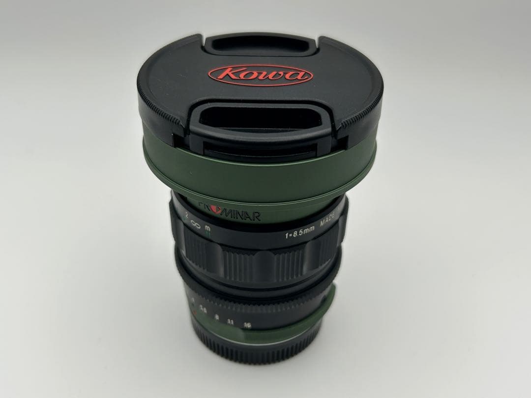 美品 Kowa Prominar 8.5mm f2.8 カメラ レンズ 箱付き