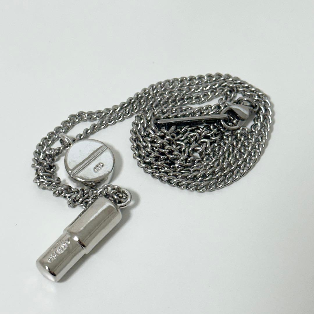 AMBUSH アンブッシュ ピルチャームネックレス シルバー 銀色
