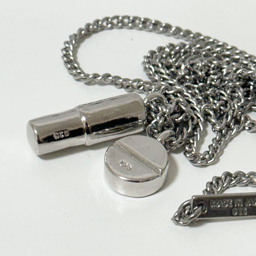 AMBUSH アンブッシュ ピルチャームネックレス シルバー 銀色