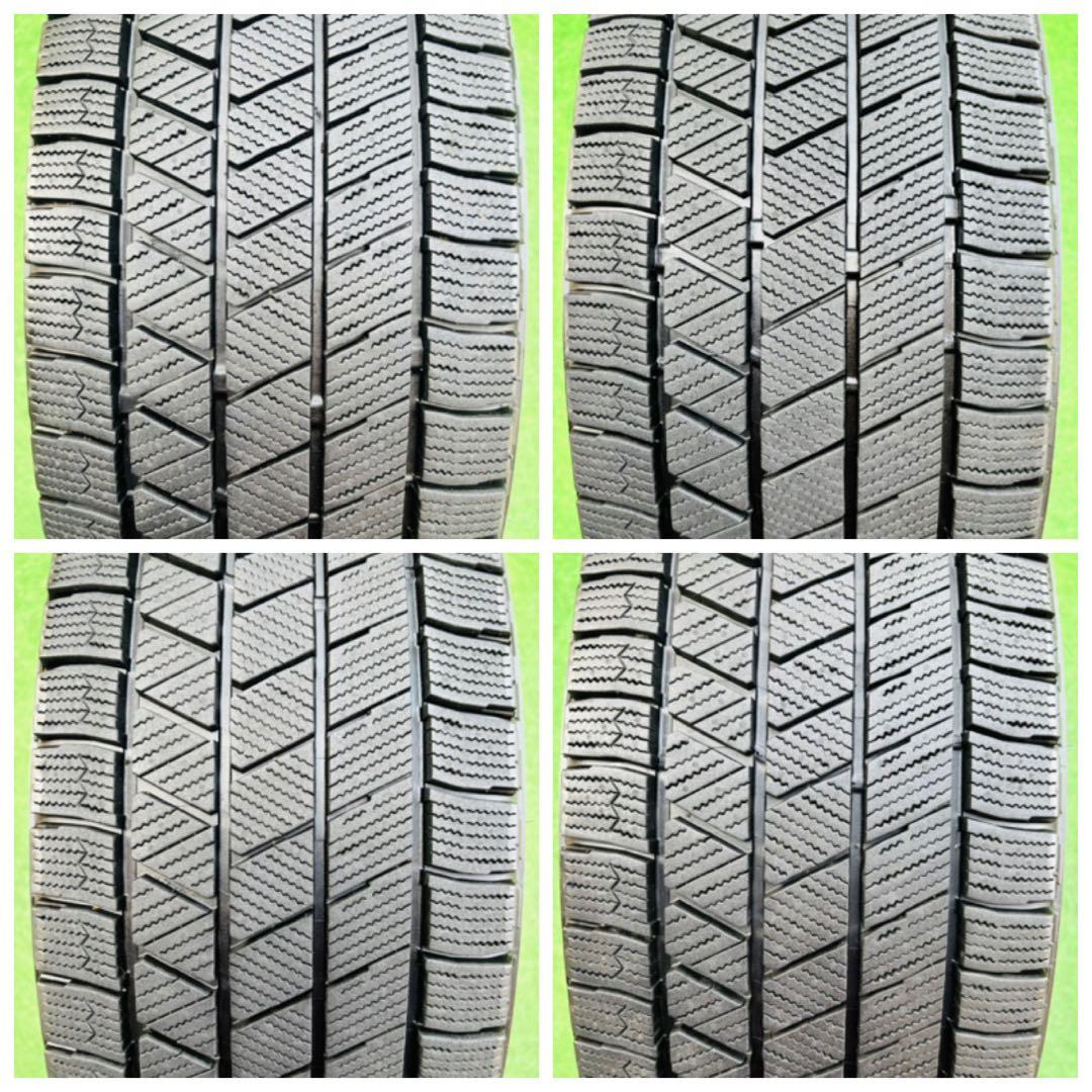 超美品ブリヂストン バルミナ アルミホイール 17インチ ブリザック タイヤ付き