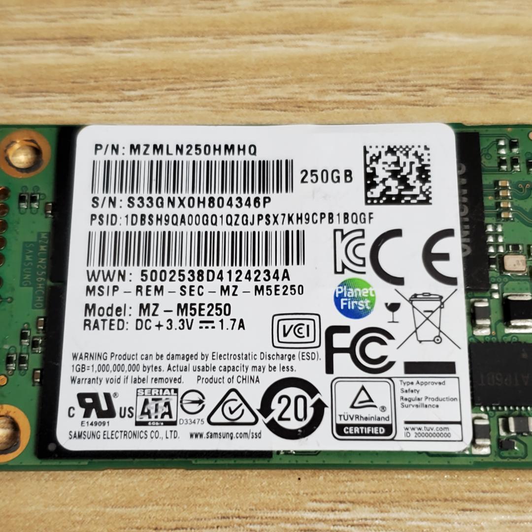 ★Samsung 850 EVO mSATA SSD 250GB 5個セット★