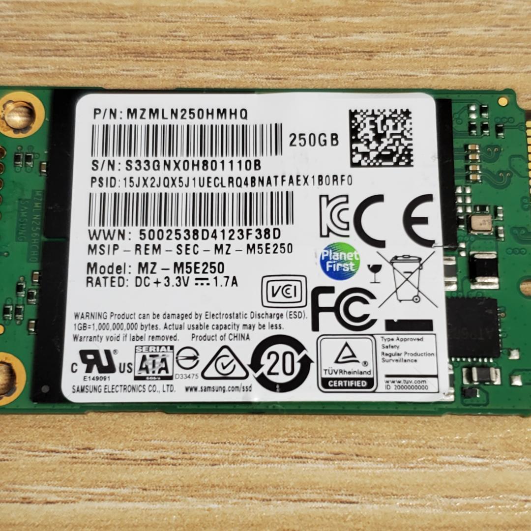 ★Samsung 850 EVO mSATA SSD 250GB 5個セット★
