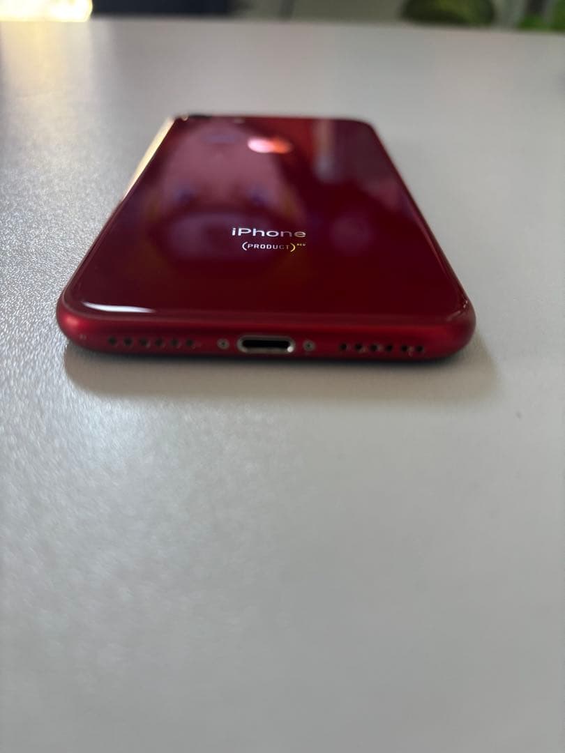 iPhone8 レッド 64GB SIMフリー 本体　バッテリー100%