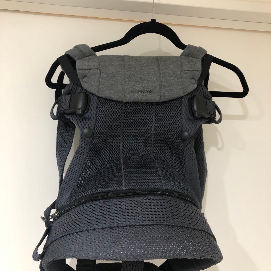 美品 BABYBJÖRN ハーモニー抱っこ紐 ベビービョルン アンスラサイト