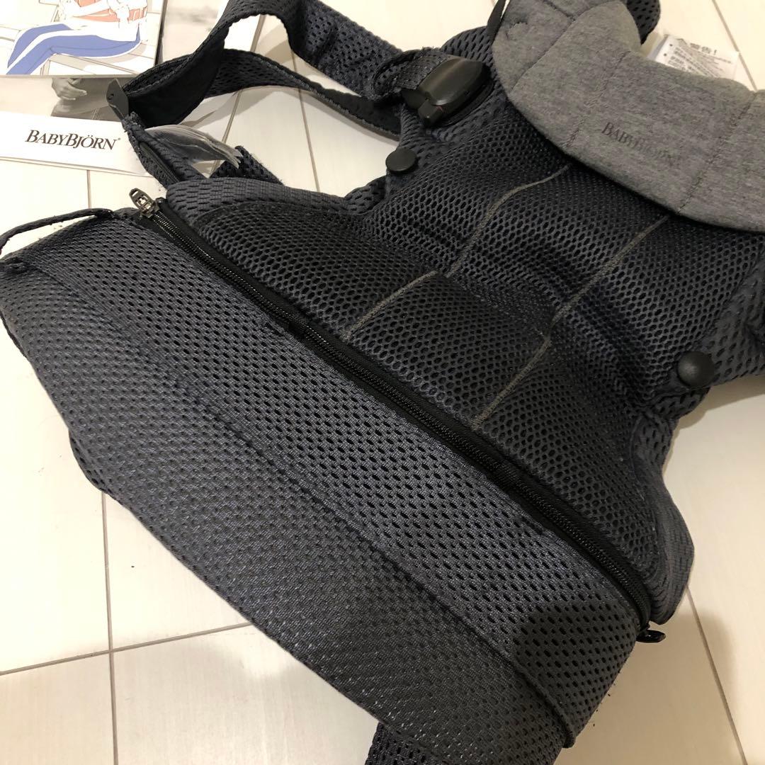 美品 BABYBJÖRN ハーモニー抱っこ紐 ベビービョルン アンスラサイト
