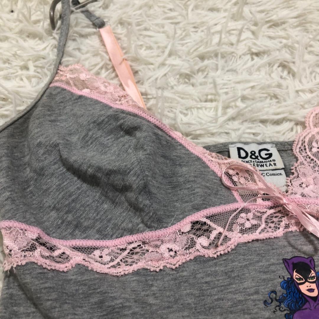 Y2K D&G ドルチェ&ガッバーナ catwoman レース キャミソール