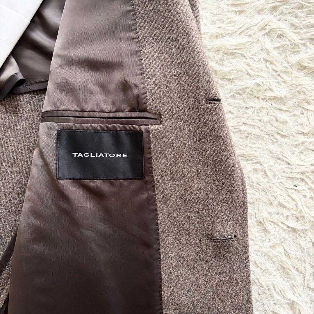 <24AW 極美品>TAGLIATORE カシミヤウール チェスターコート 44