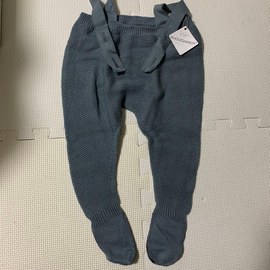 【新品未使用】MARLMARL 足つきニットパンツ ニット帽 2点セット