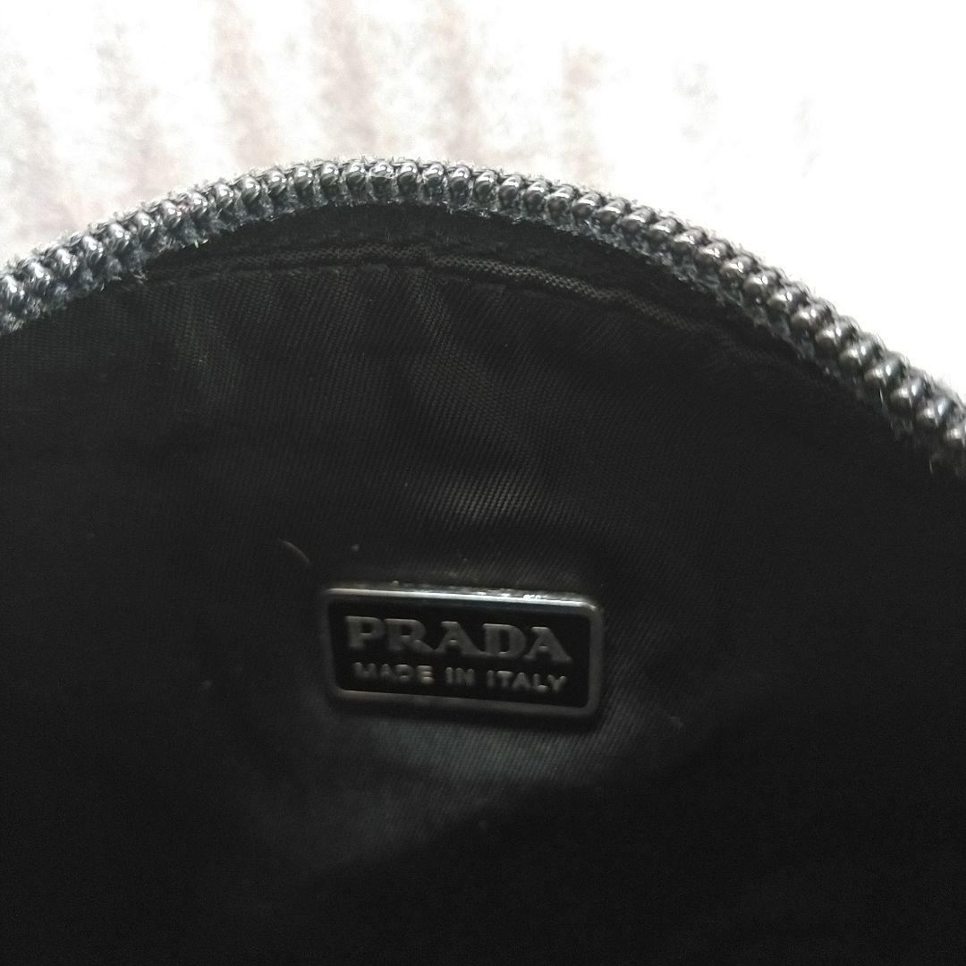 PRADA ブラック ミニアクセサリーバッグ