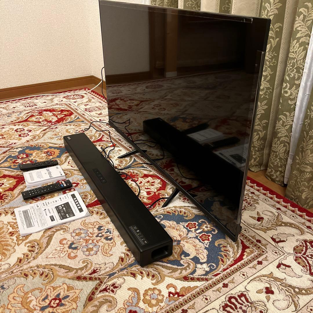 【ライShawn】2022年製！チューナーレステレビ& スピーカーセット