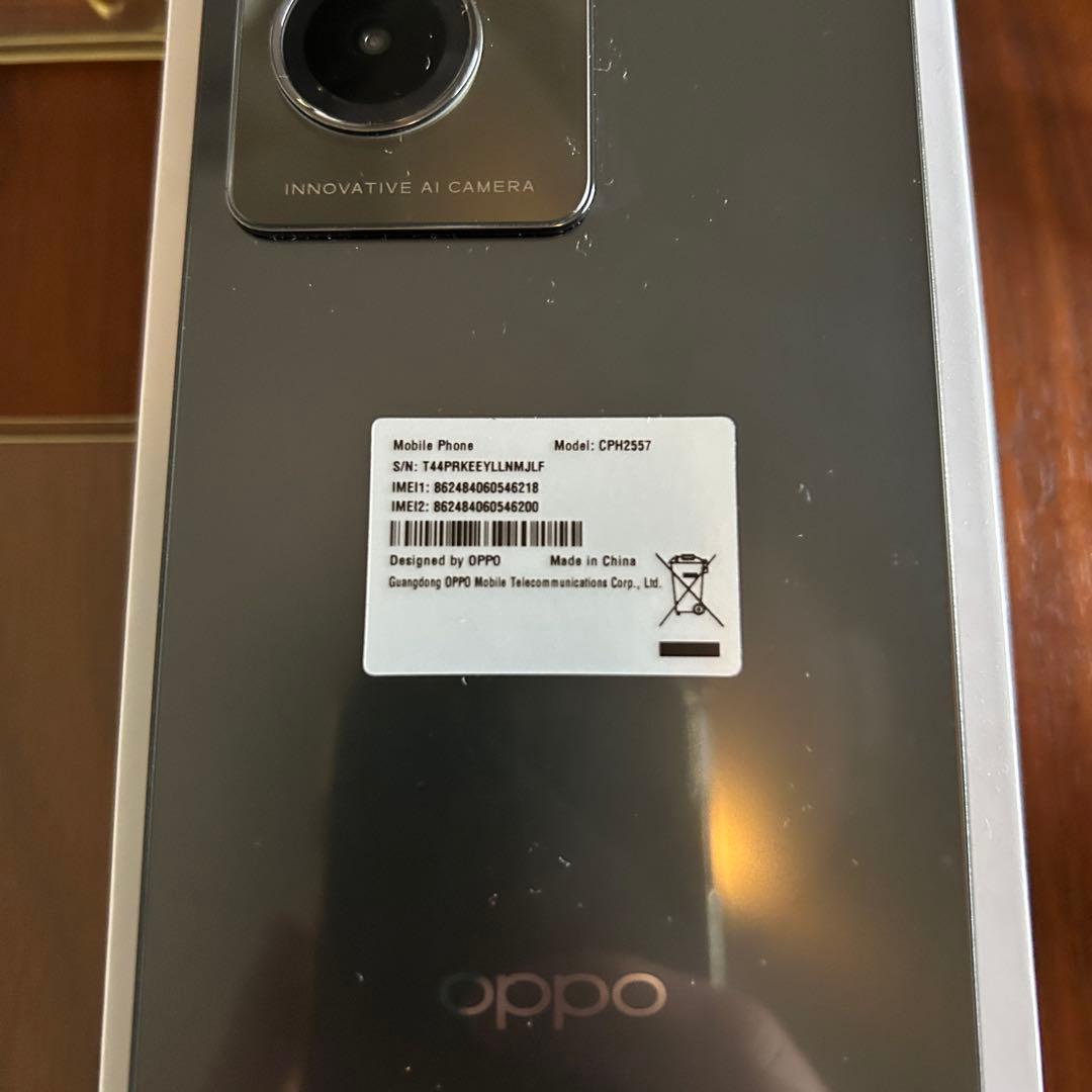 美品　Redmi 12 5G Oppo CP1257 本体、クリアケース付き