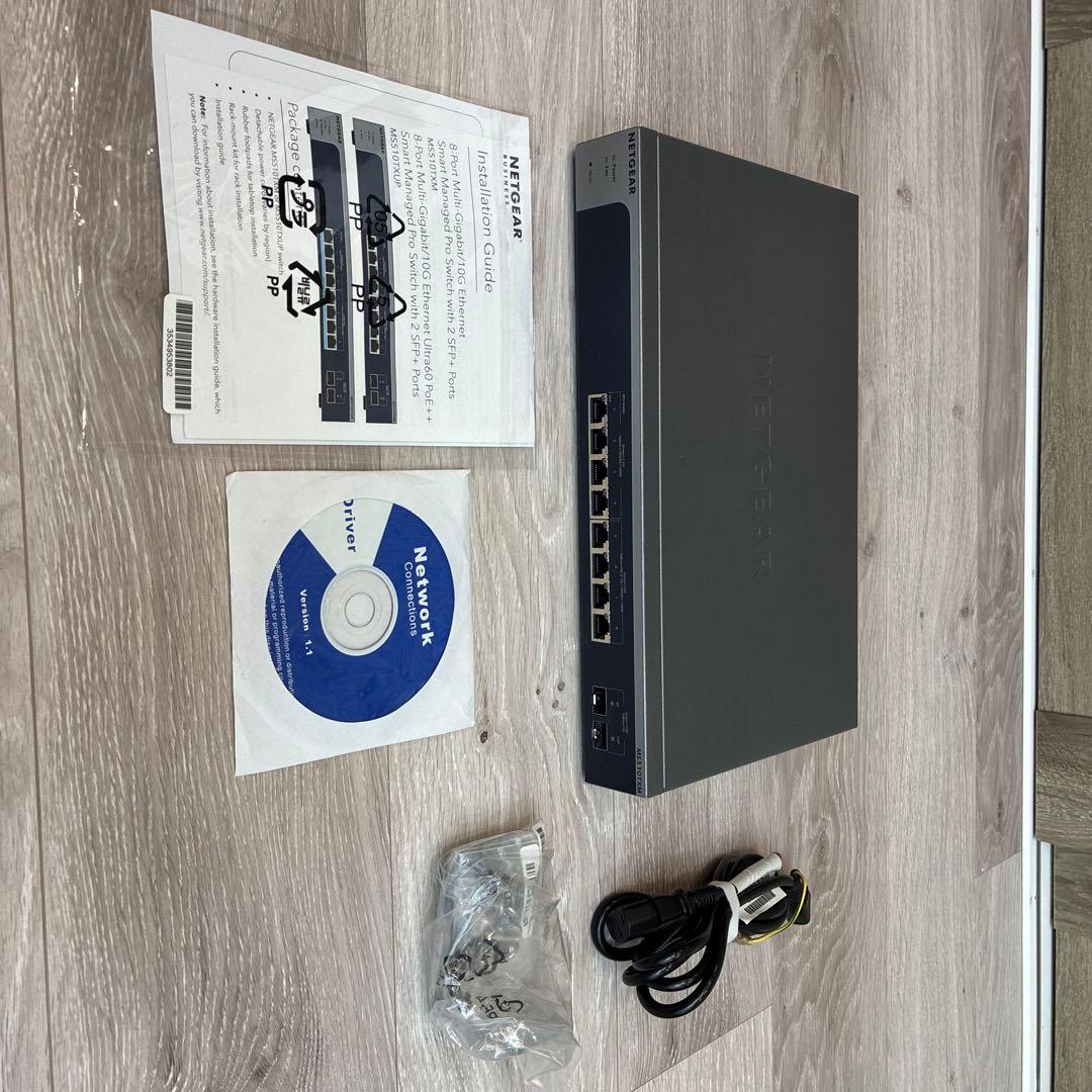 NETGEAR MS510TXM 10G対応 10ポート マネージドスイッチ