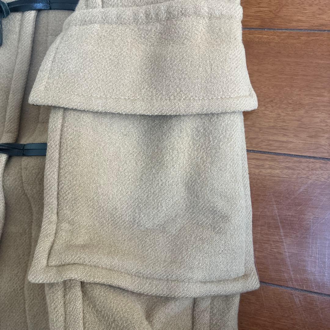 バーバリーブルーレーベル　ベージュ ダッフルコート 38