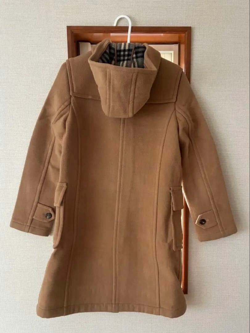 バーバリーブルーレーベル　ベージュ ダッフルコート 38