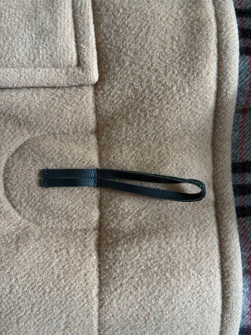 バーバリーブルーレーベル　ベージュ ダッフルコート 38