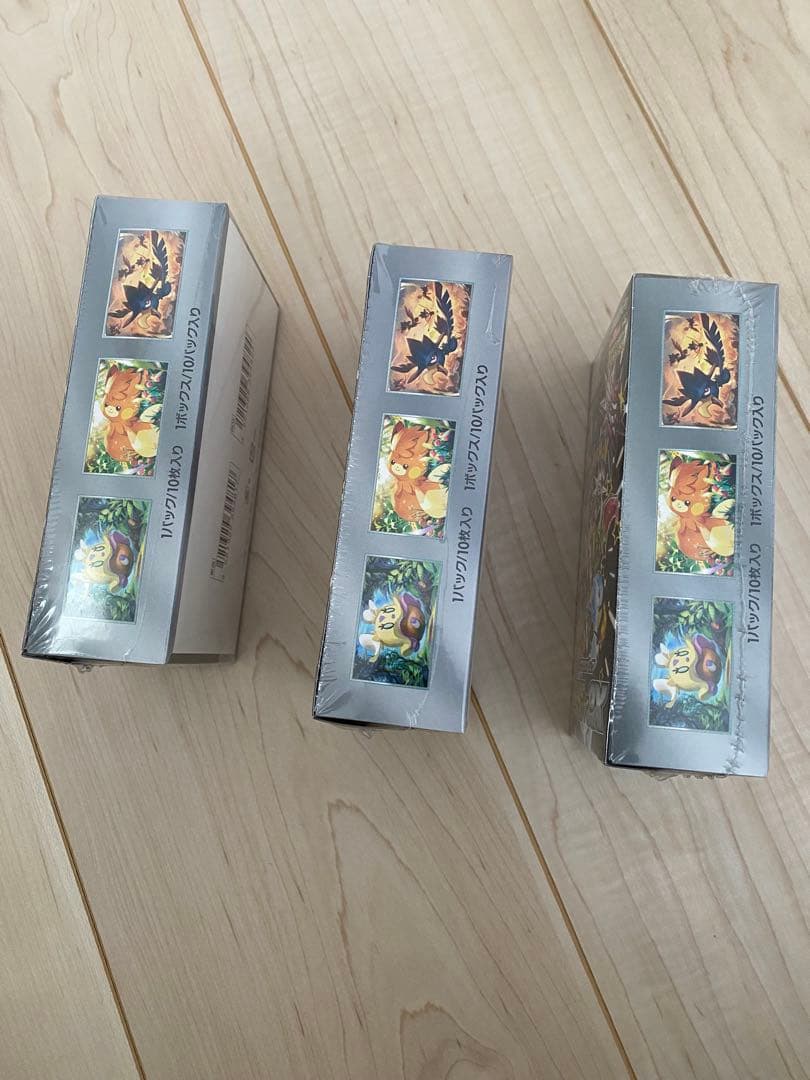 ポケモンカード シャイニートレジャーex BOXシュリンク付き×3