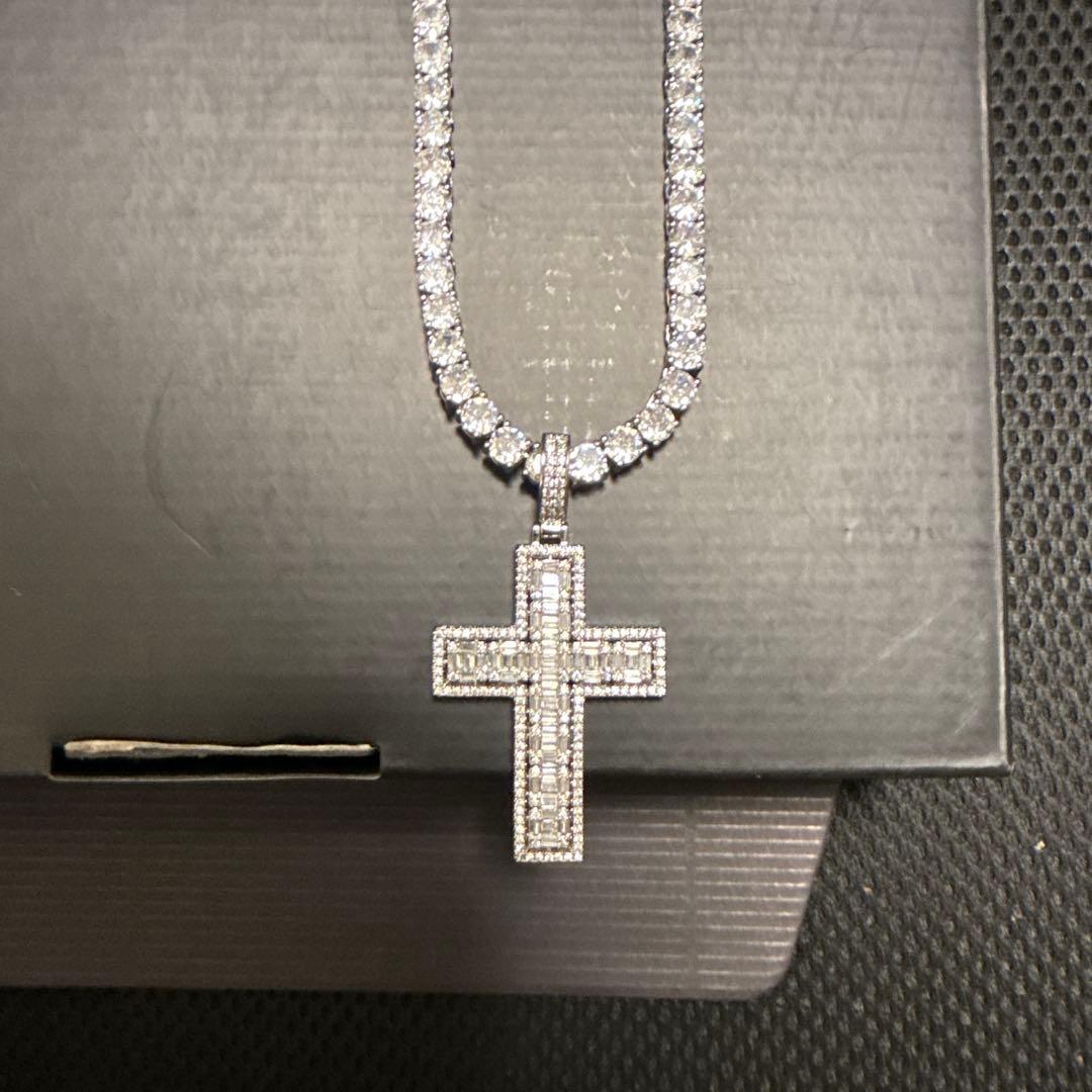 GLITTER テニスチェーン チャーム付き