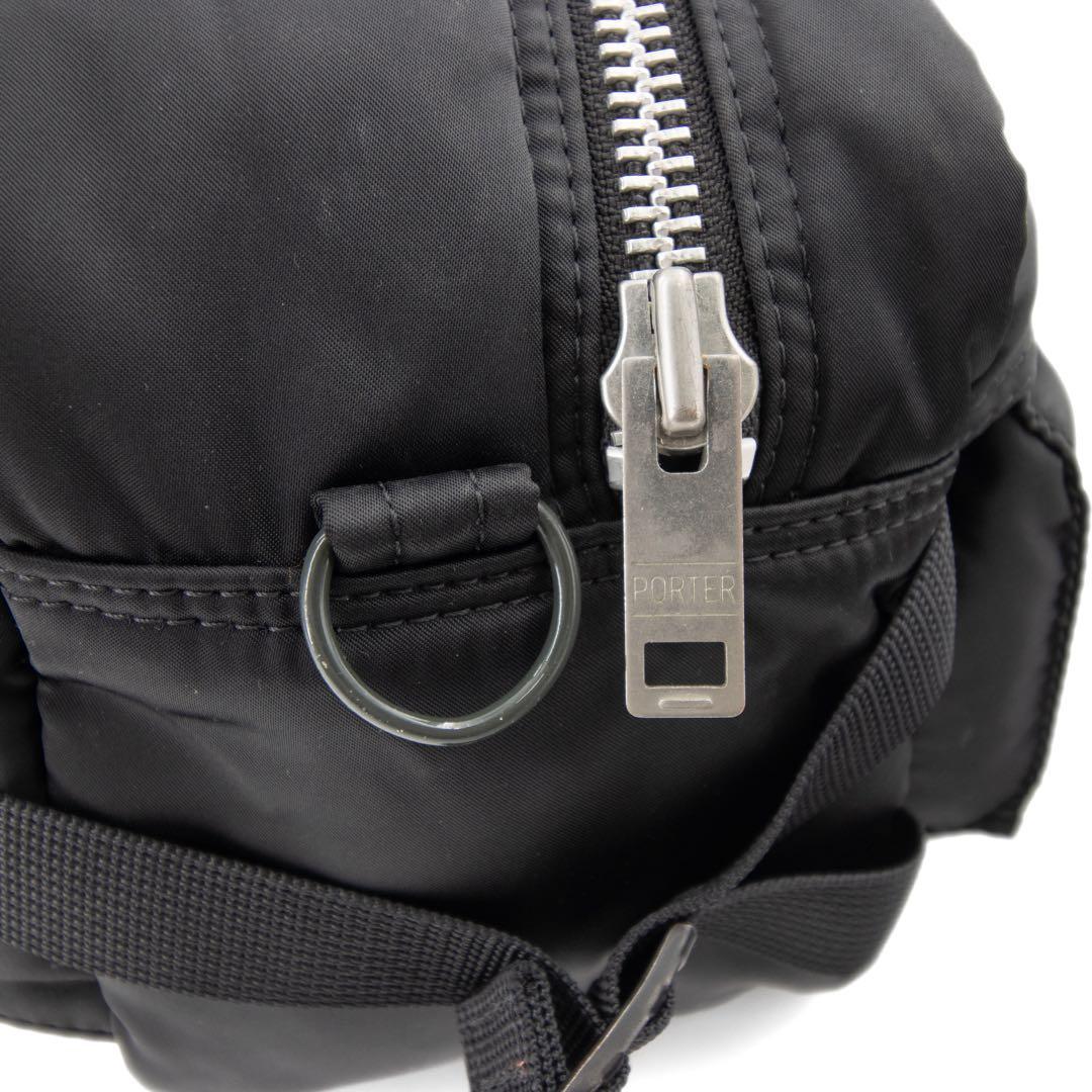 A055【近年モデル／美品】ポーター／タンカー　ヒップバッグ　ボディバッグ　黒