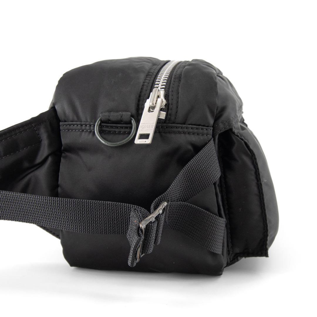 A055【近年モデル／美品】ポーター／タンカー　ヒップバッグ　ボディバッグ　黒
