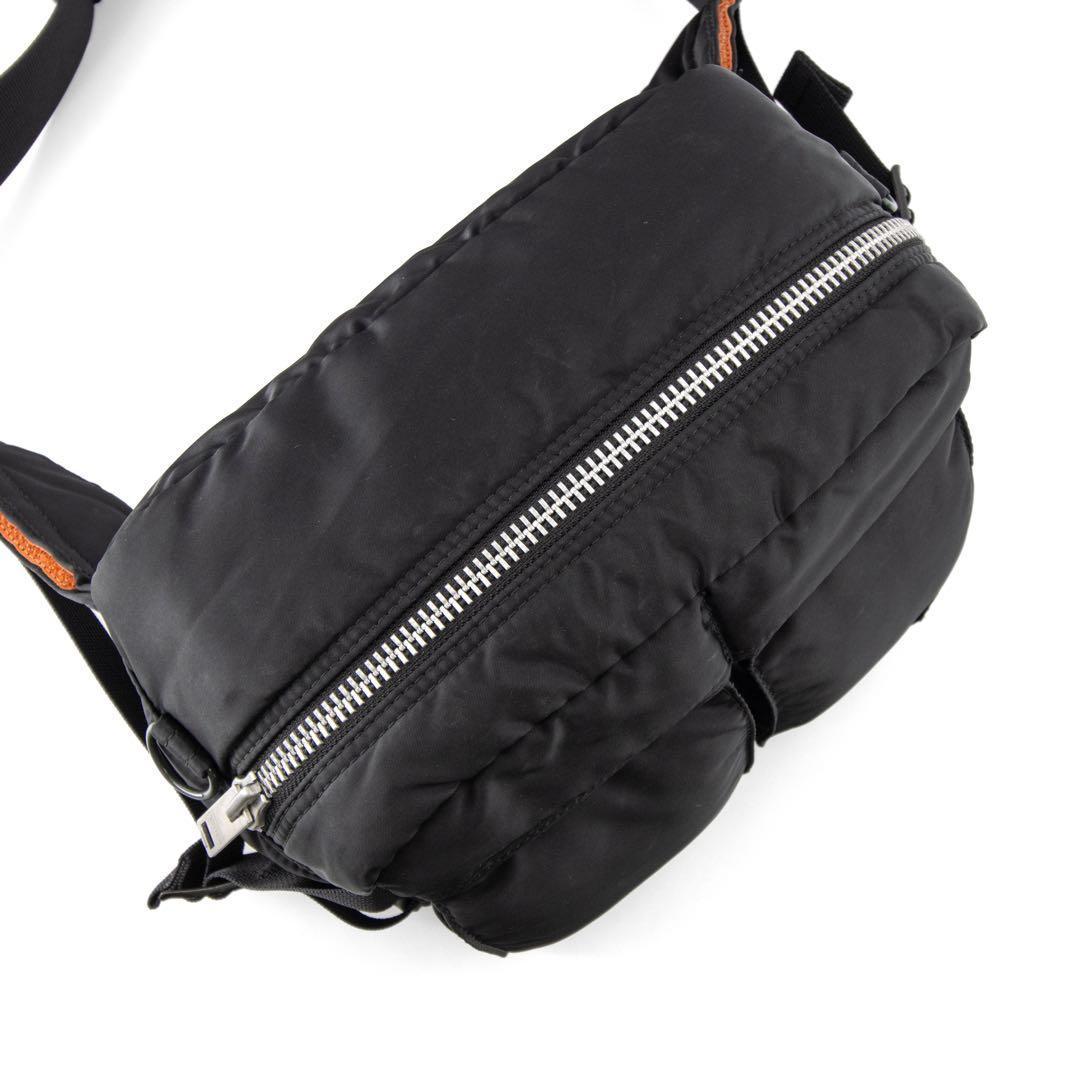 A055【近年モデル／美品】ポーター／タンカー　ヒップバッグ　ボディバッグ　黒