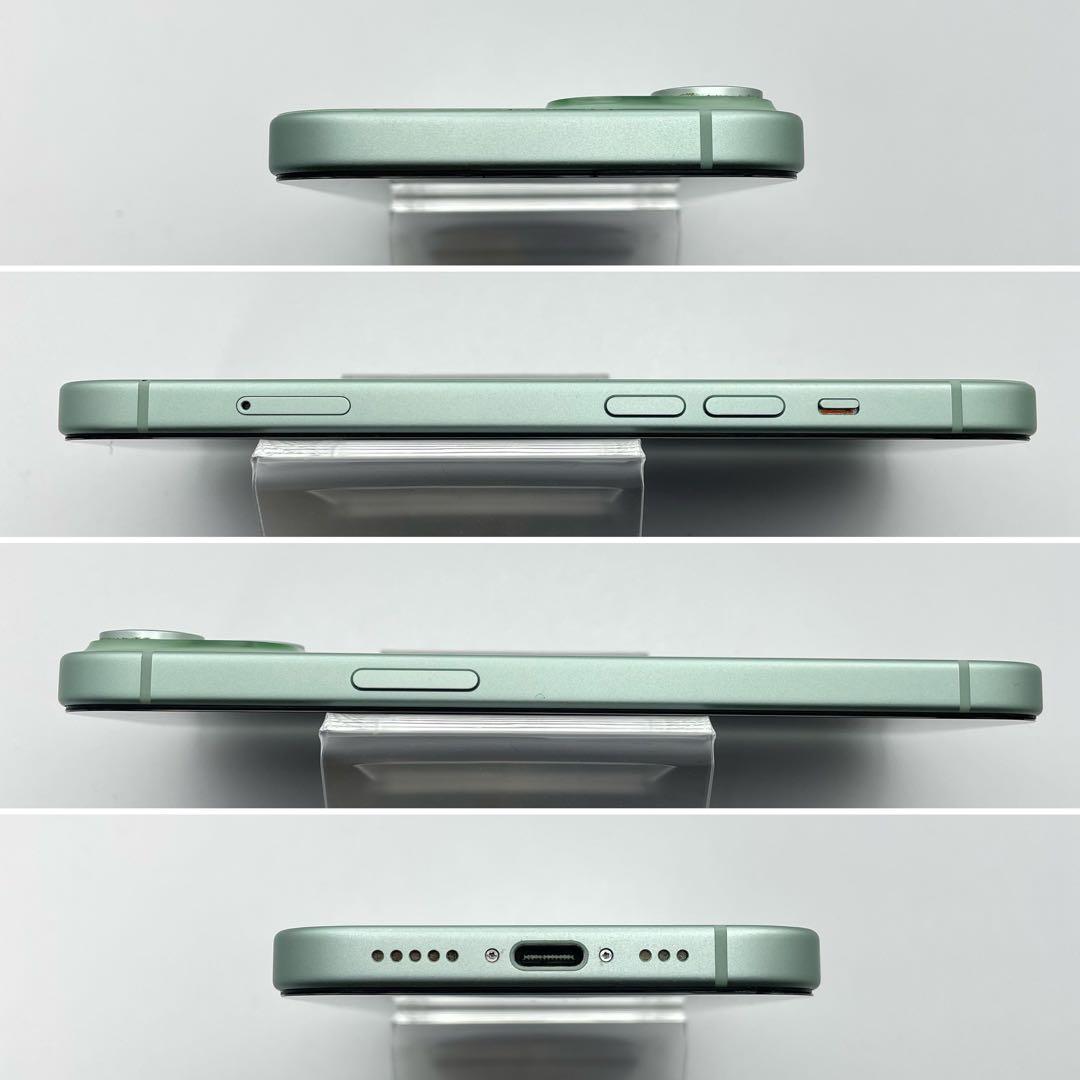 iPhone 15 128GB バッテリー100% グリーン SIMフリー