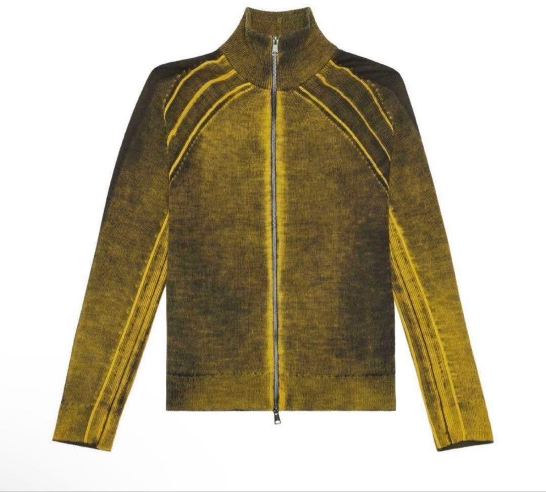 DIESEL ディーゼル K-IRINI ドライバーズニット イエロー