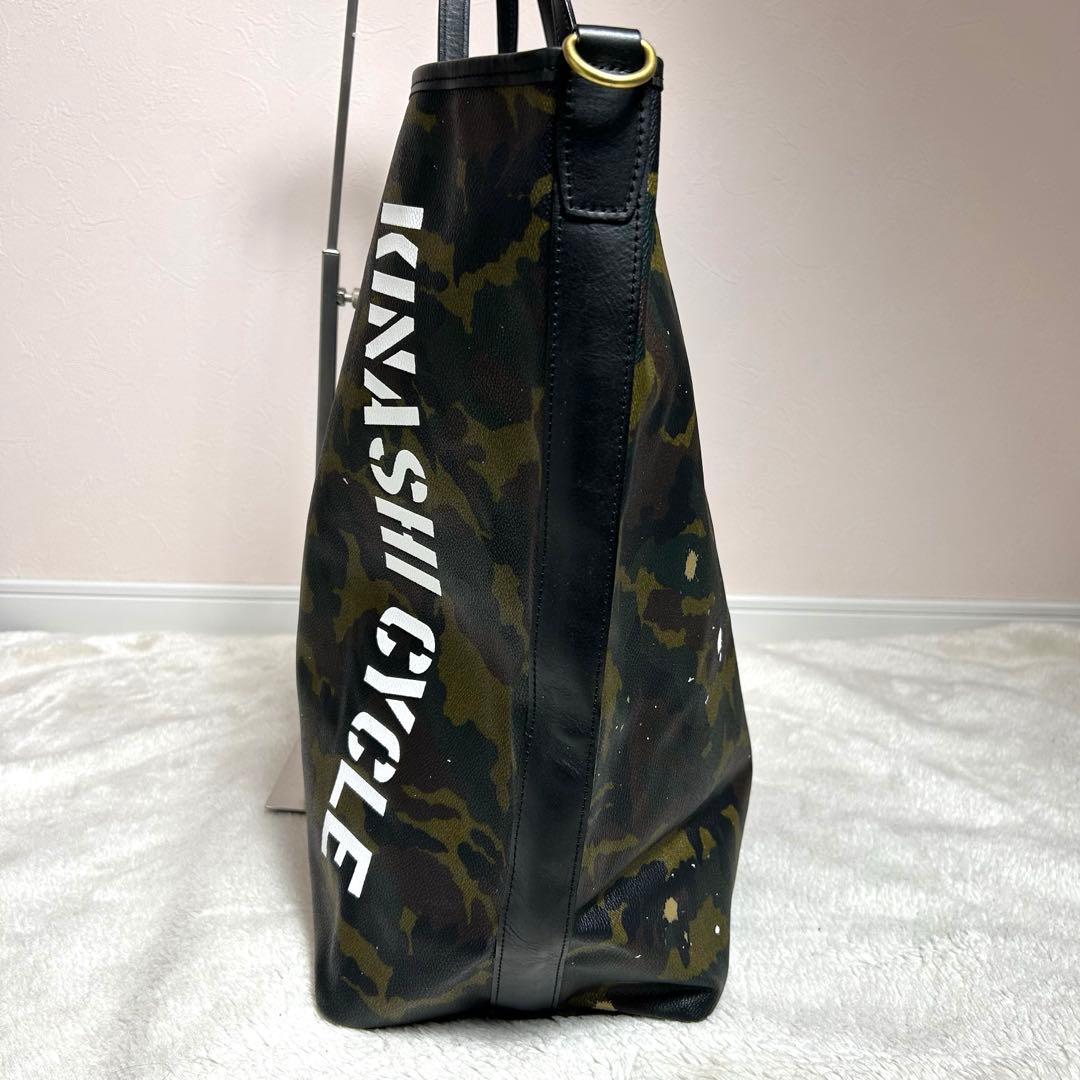 GENTIL BANDIT ビッグトート　木梨サイクル　ペレサイン入り　カモフラ