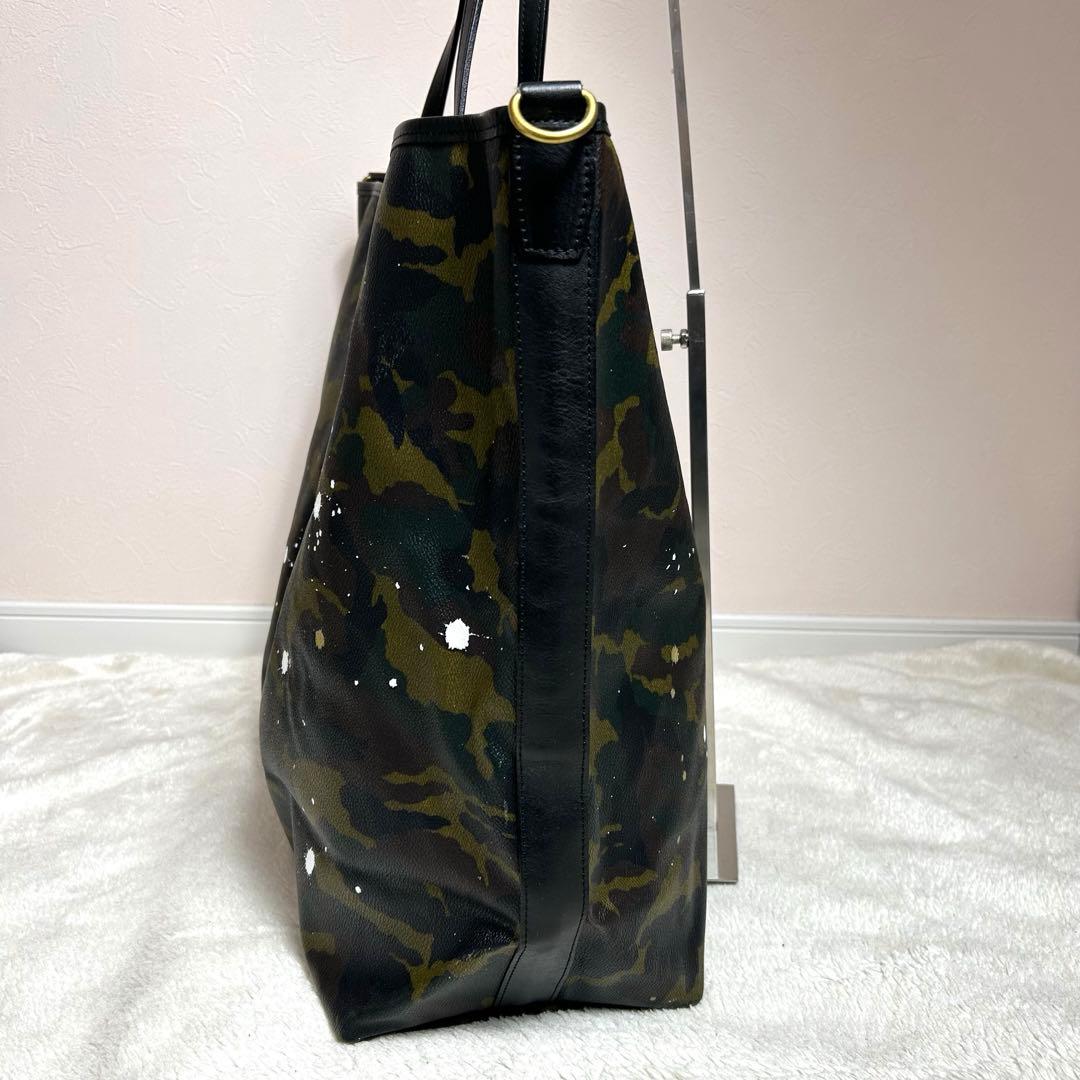 GENTIL BANDIT ビッグトート　木梨サイクル　ペレサイン入り　カモフラ