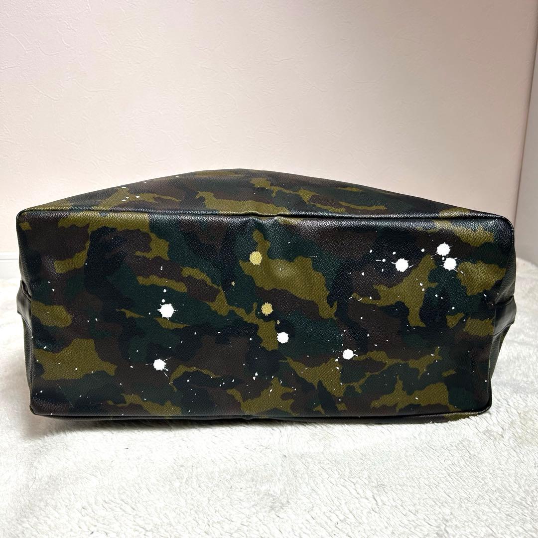 GENTIL BANDIT ビッグトート　木梨サイクル　ペレサイン入り　カモフラ