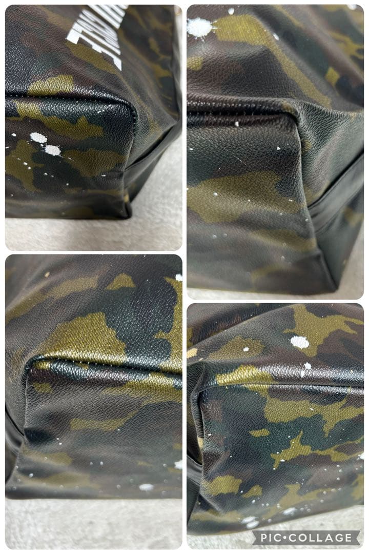 GENTIL BANDIT ビッグトート　木梨サイクル　ペレサイン入り　カモフラ