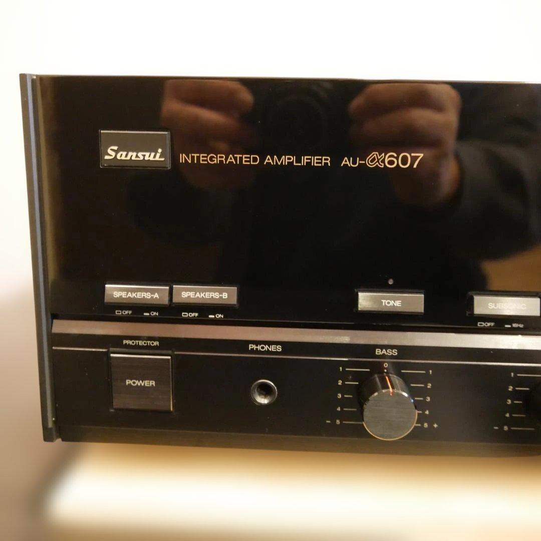 作動品 SANSUI AU-α607／AIYIMA TUBE-A3のおまけ付き