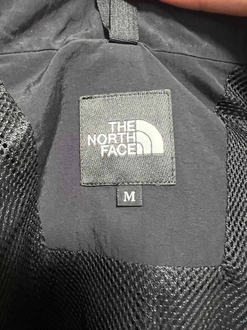 【美品】THE NORTH FACE ハイドレナウィンドジャケット 黒/グリーン