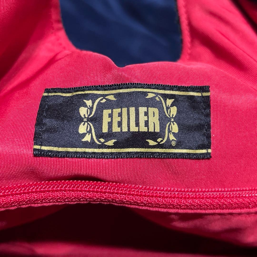 【美品】フェイラー　リアローズバッグ　リボン　シュニール織り