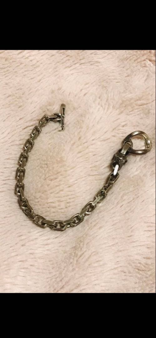 ニ*コ様 ビルウォールレザー スカルブレスレット