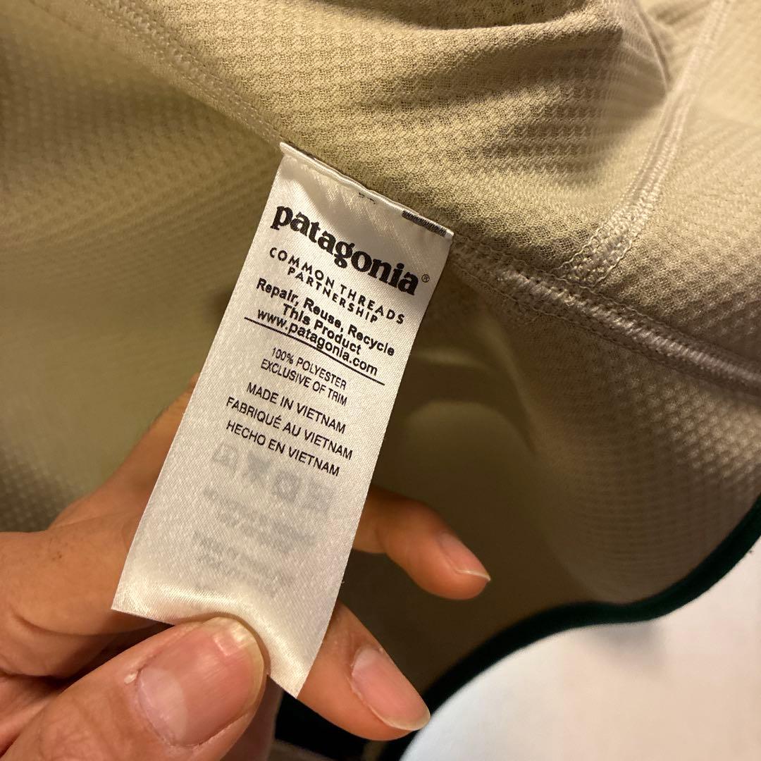patagonia レトロＸ　 フリースベスト M クリーム/グリーン