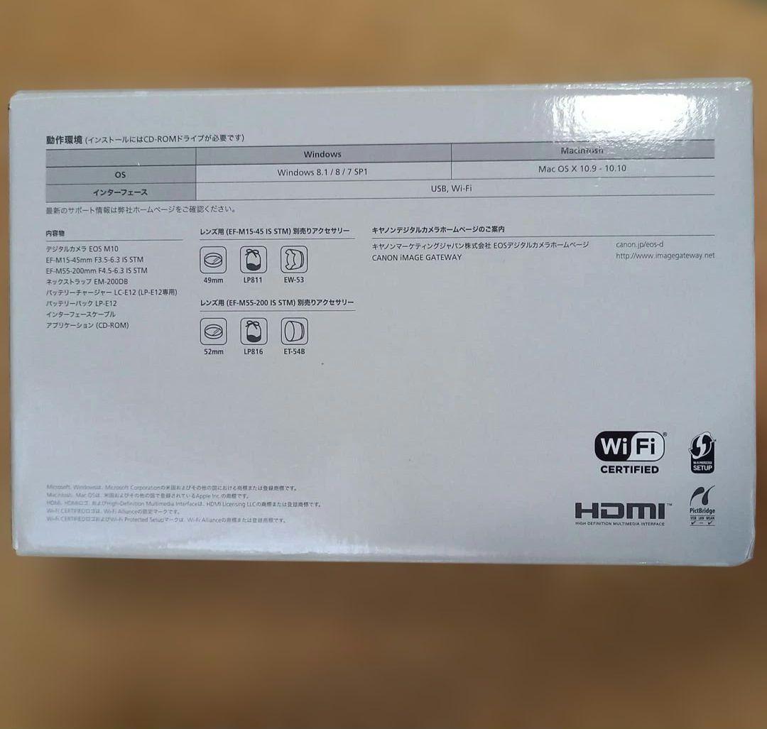 Canon EOS M10 デジタルカメラ