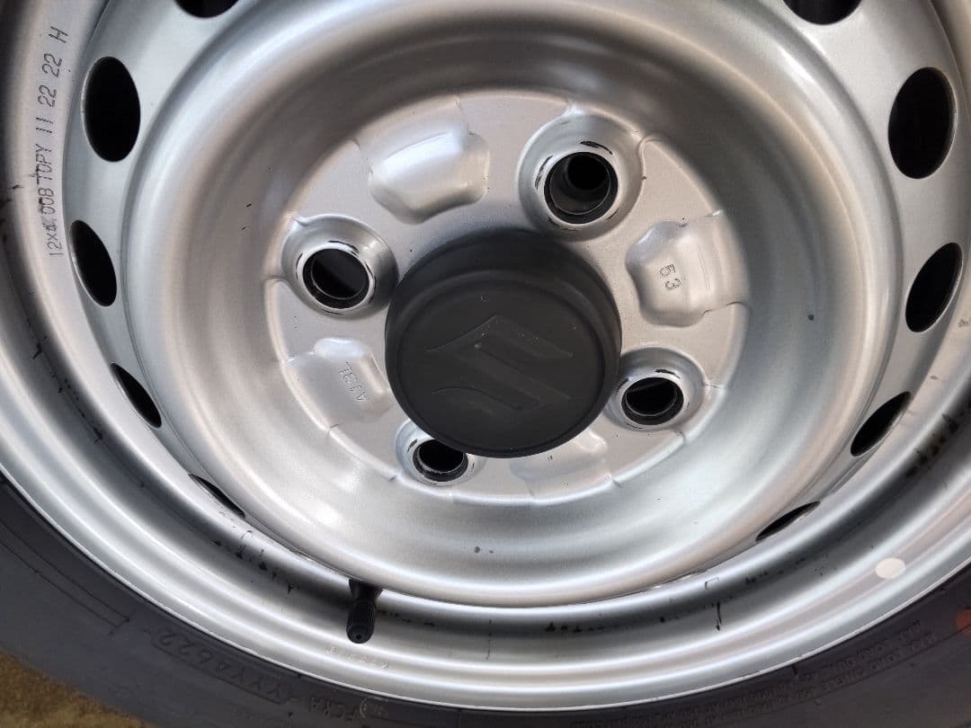 送料込み 2022年製 エブリィ キャリィ 145/80R12 夏タイヤ 4本