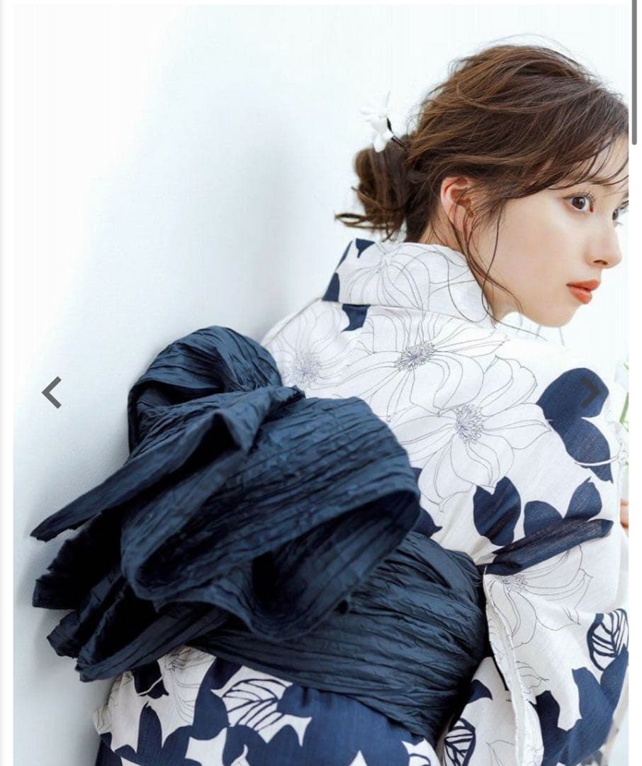 Dita 夕凪の和調古典 浴衣・帯の2点セット