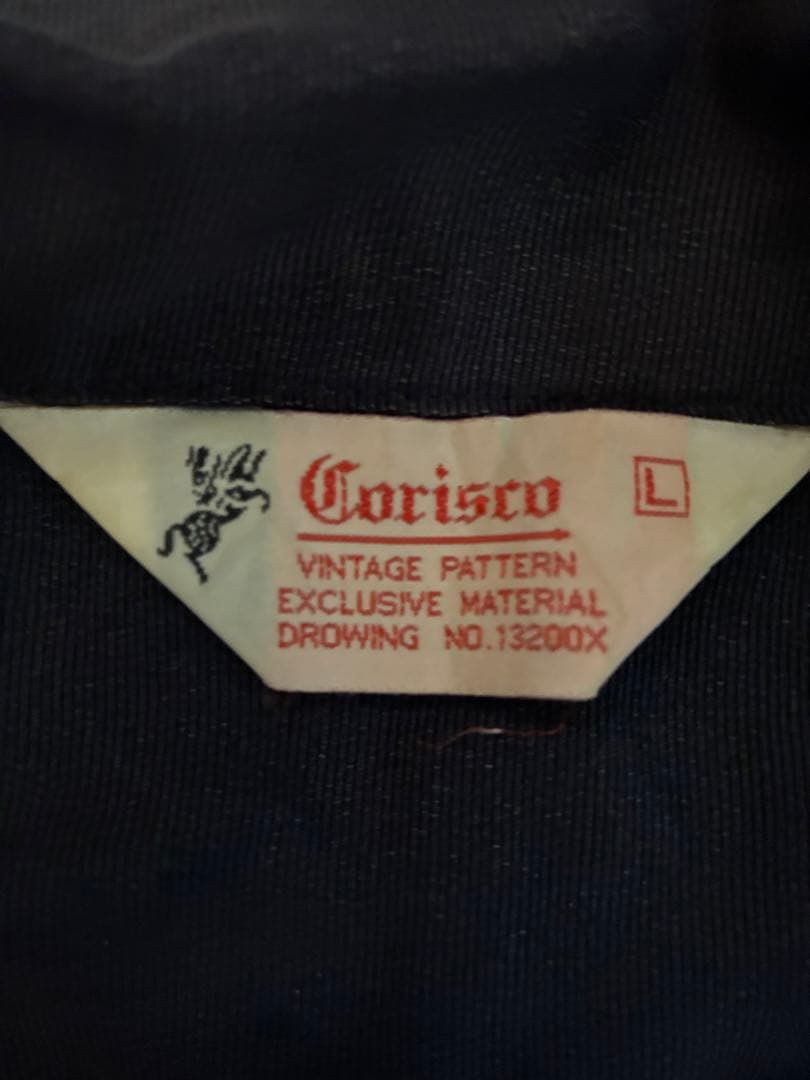 60's ヴィンテージ　レーヨンシャツ ブラック　フェード