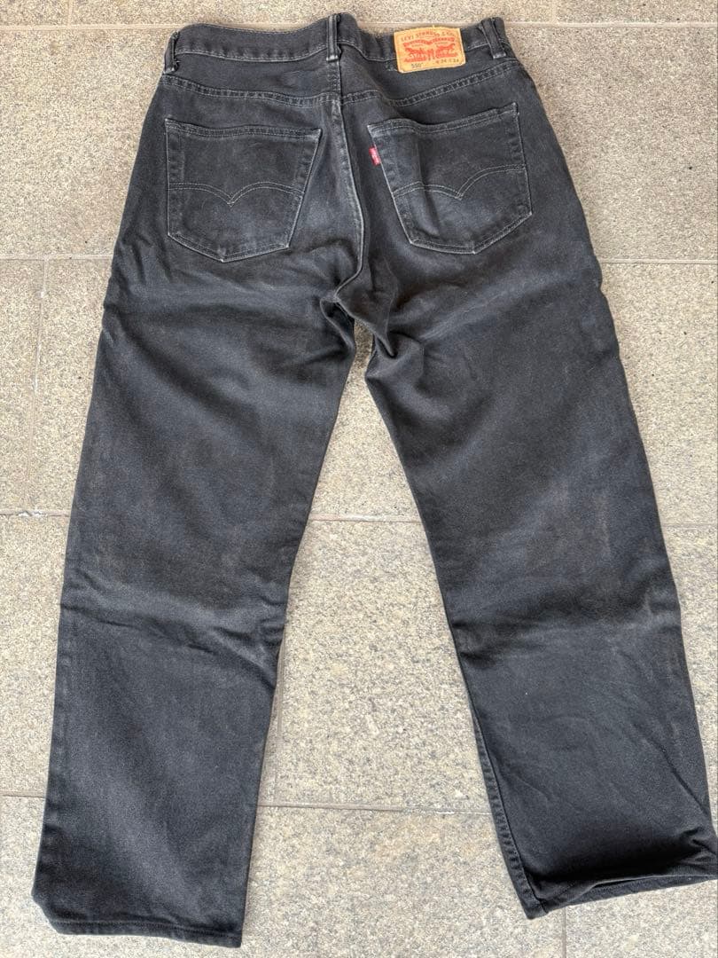 リーバイス ブラック 550 w34 L34
