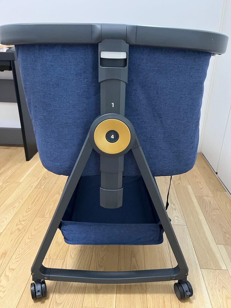 HZDMJ ベビーベッド ネイビー