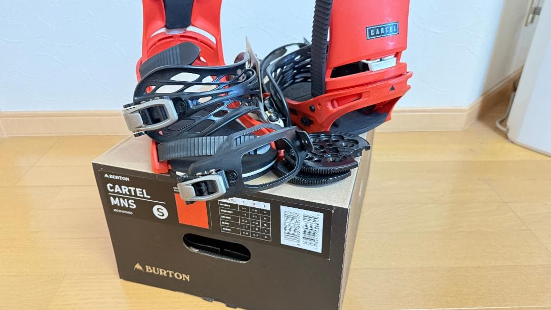 20-21Burton Cartel MNS S ビンディング レッド